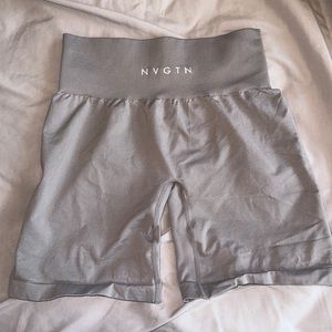 NVGTN solid seamless shorts grey